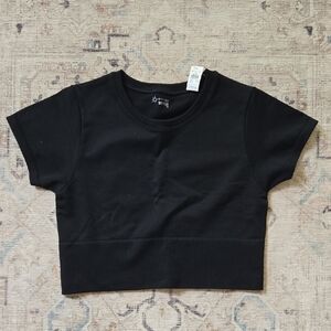 Aerie Black Crop Top